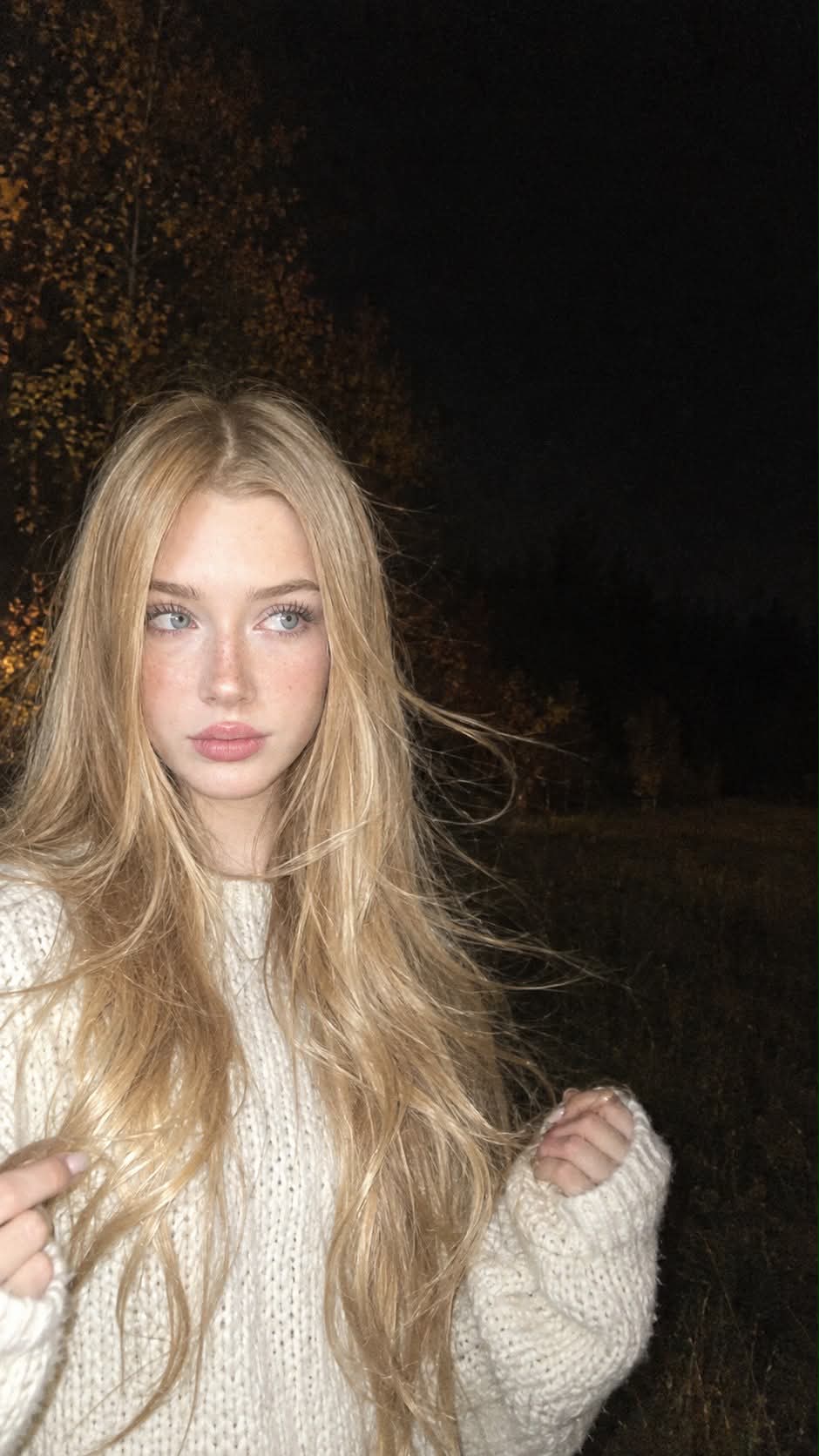 Candid Autumn Night Portrait output 1