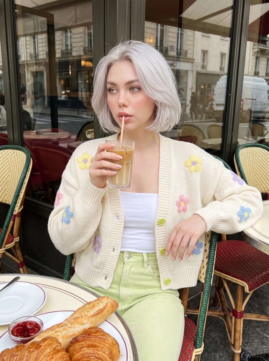 Candid Parisian Café Portrait output 1