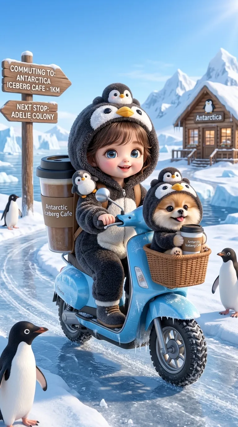 Chibi Commuter’s Antarctic Café Adventure output 6