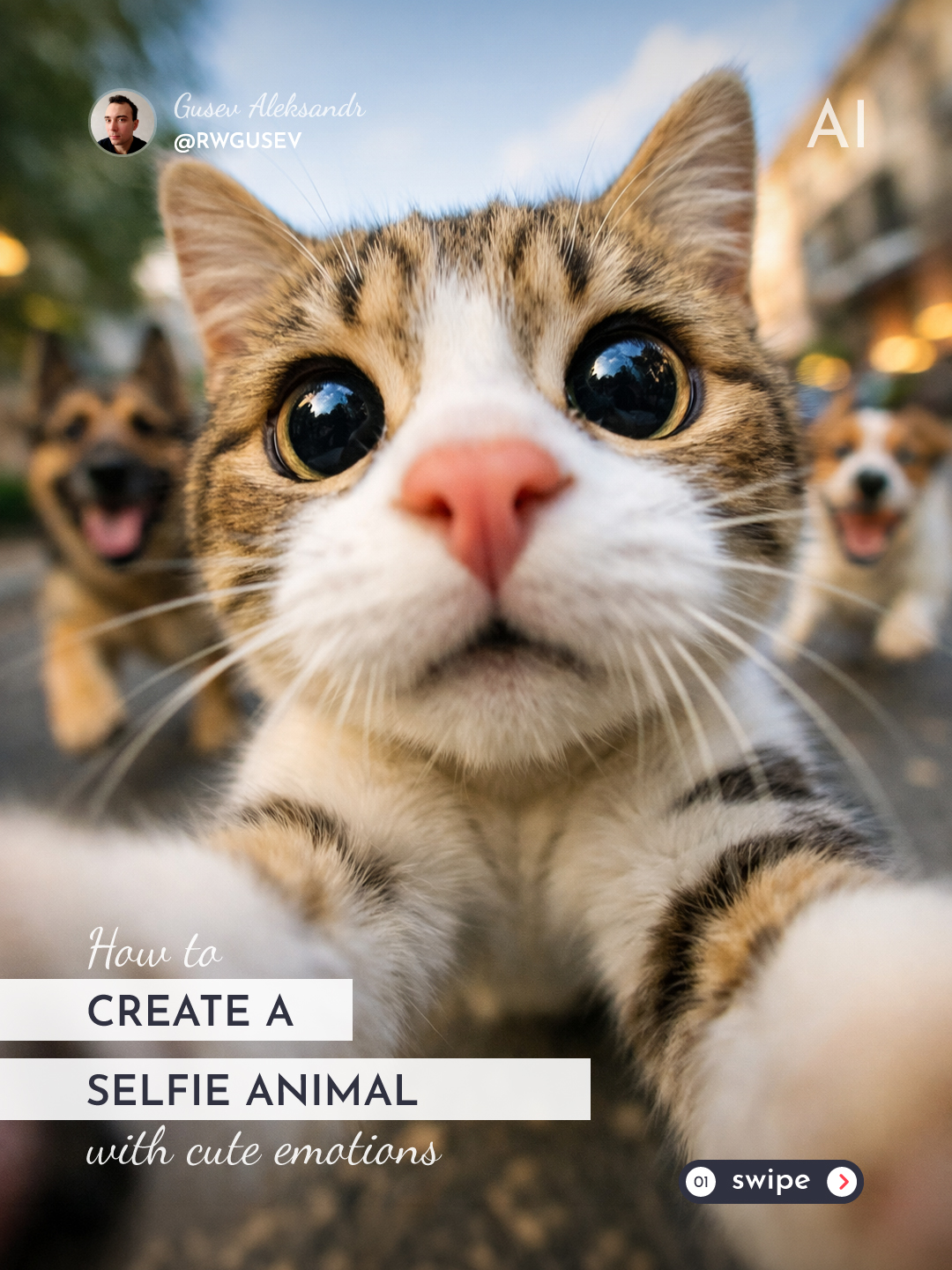 Exaggerated Animal Selfie output 1