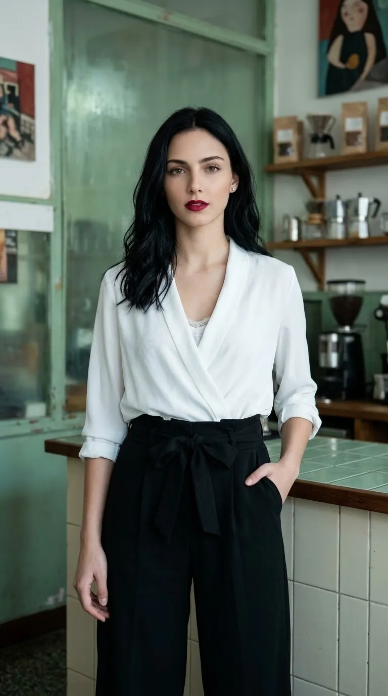 Red-Lipped Café Editorial Portrait output 2