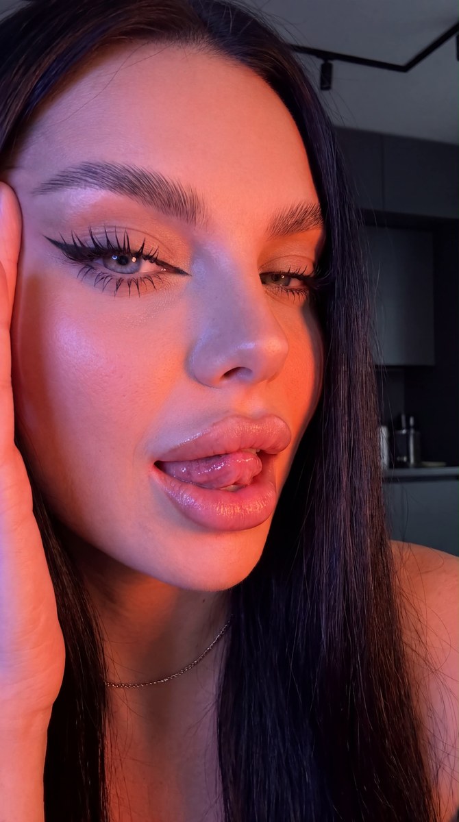 Extreme Close-Up Photorealistic Selfie