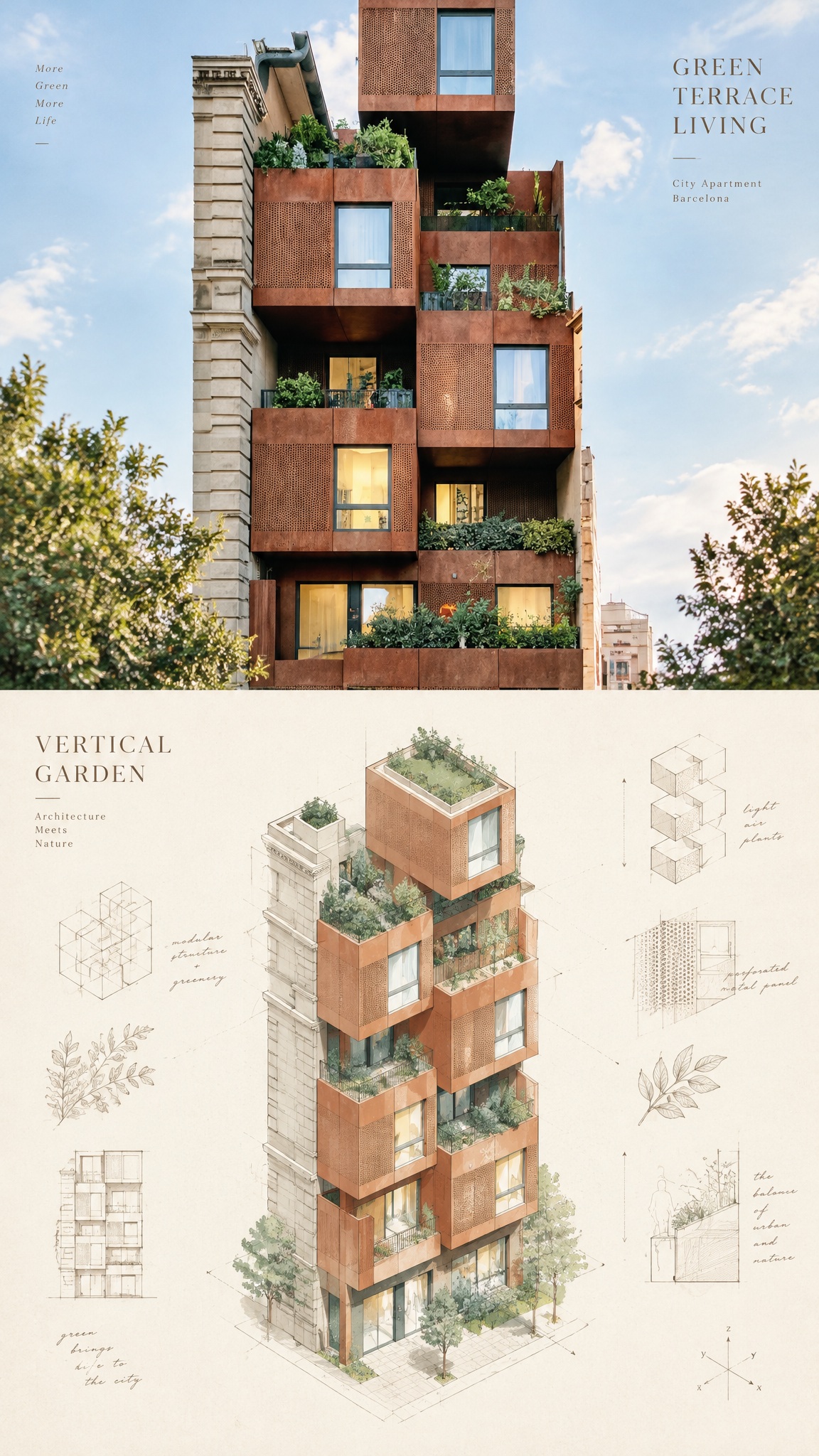 Isometric Editorial Poster from a Photo output 2