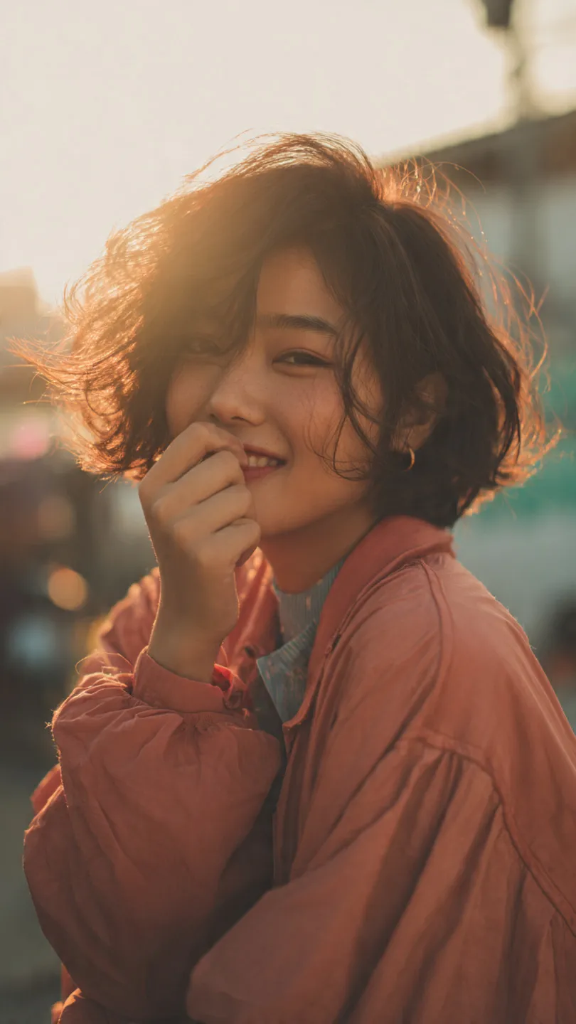 Candid Laughing Portrait with Fuji Film Tones output 3
