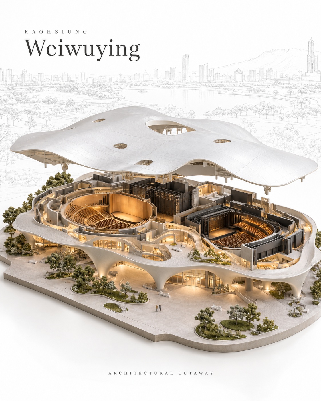 Architectural Cutaway Miniature Poster output 3