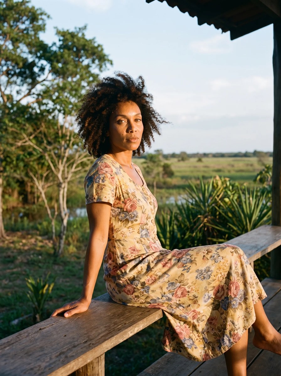 Pantanal Vintage Floral Fashion Editorial output 2