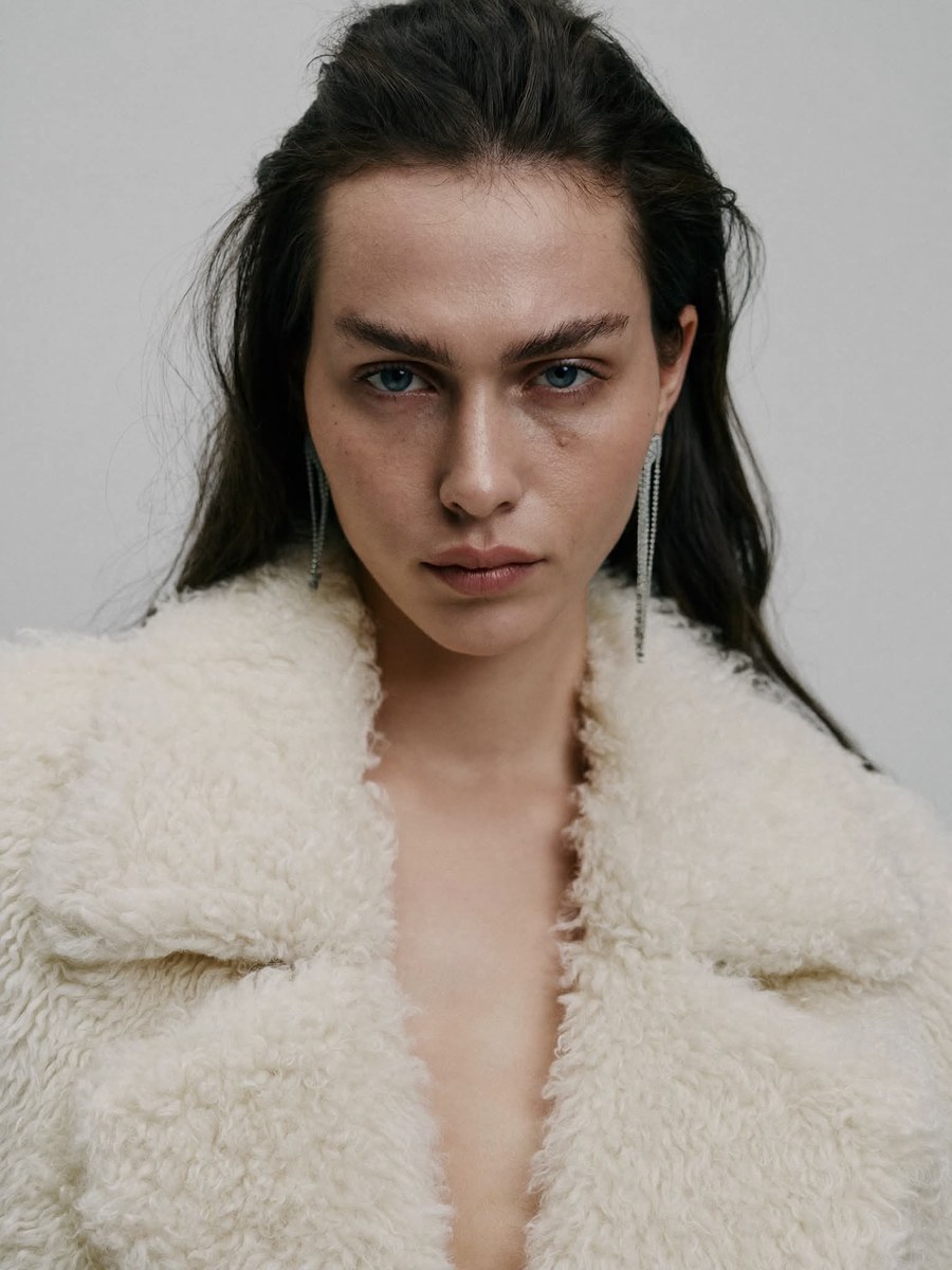 High-Fashion Shearling Beauty Portrait output 3