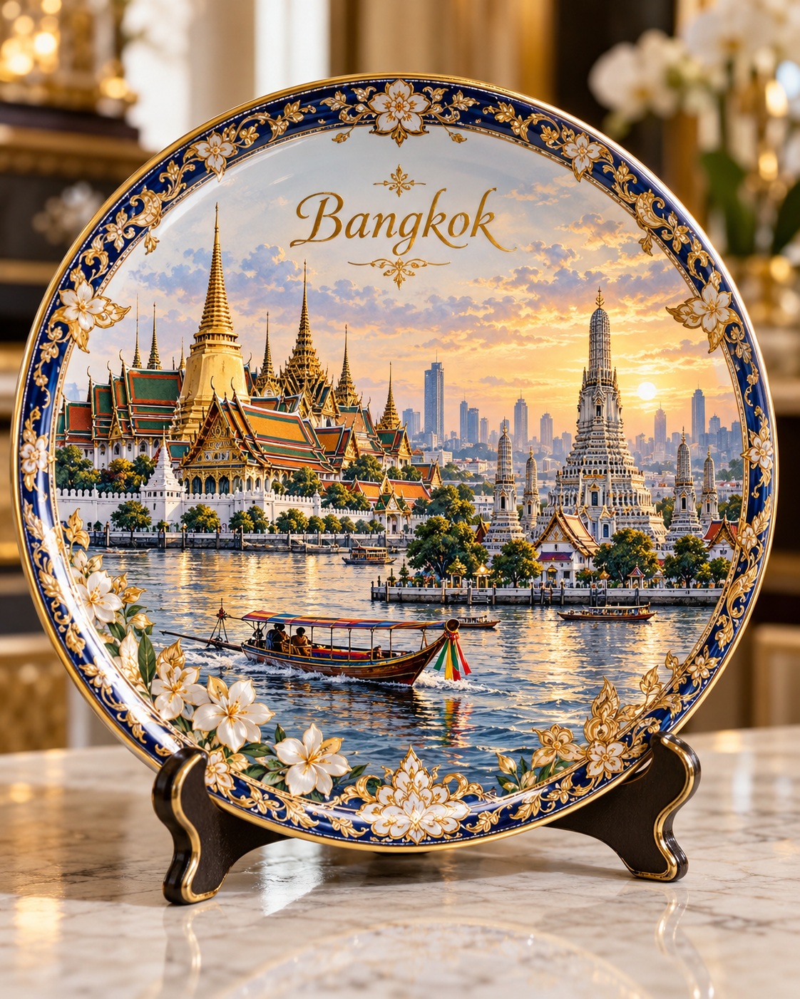 Hyper-Realistic City Souvenir Plate output 9