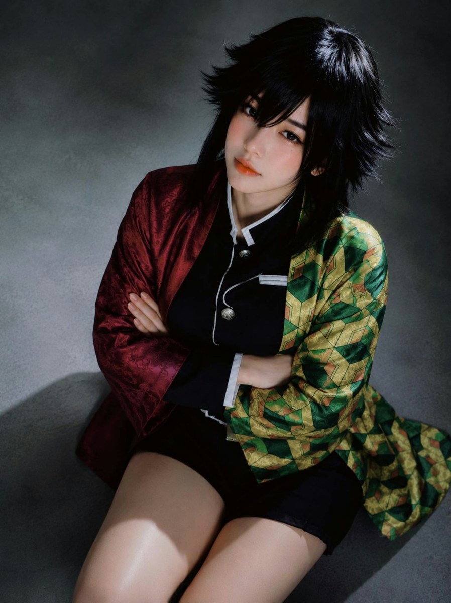 Solitary Eclipse of Tomioka — High-Angle Cosplay Portrait output 5