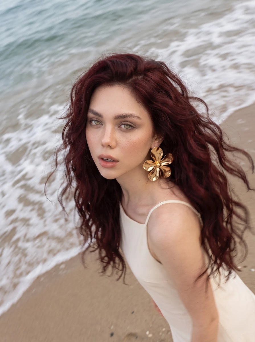 Coastal Luxury Beauty Editorial Portrait output 8
