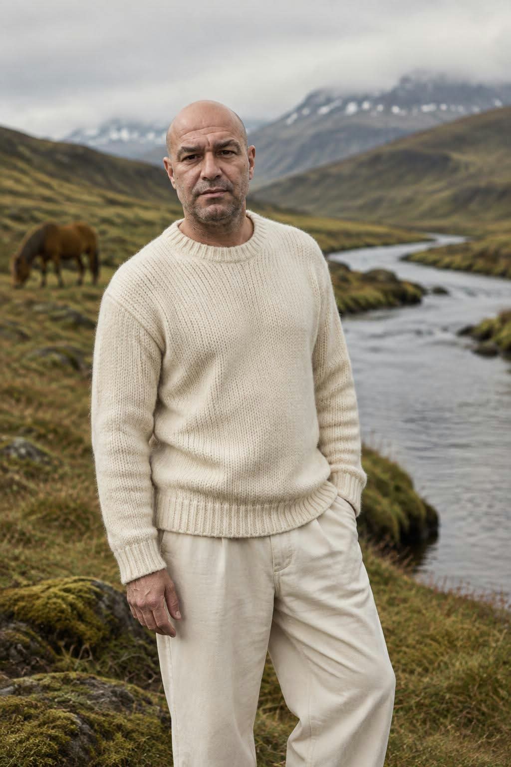 Minimalist Fashion Editorial in an Icelandic Valley