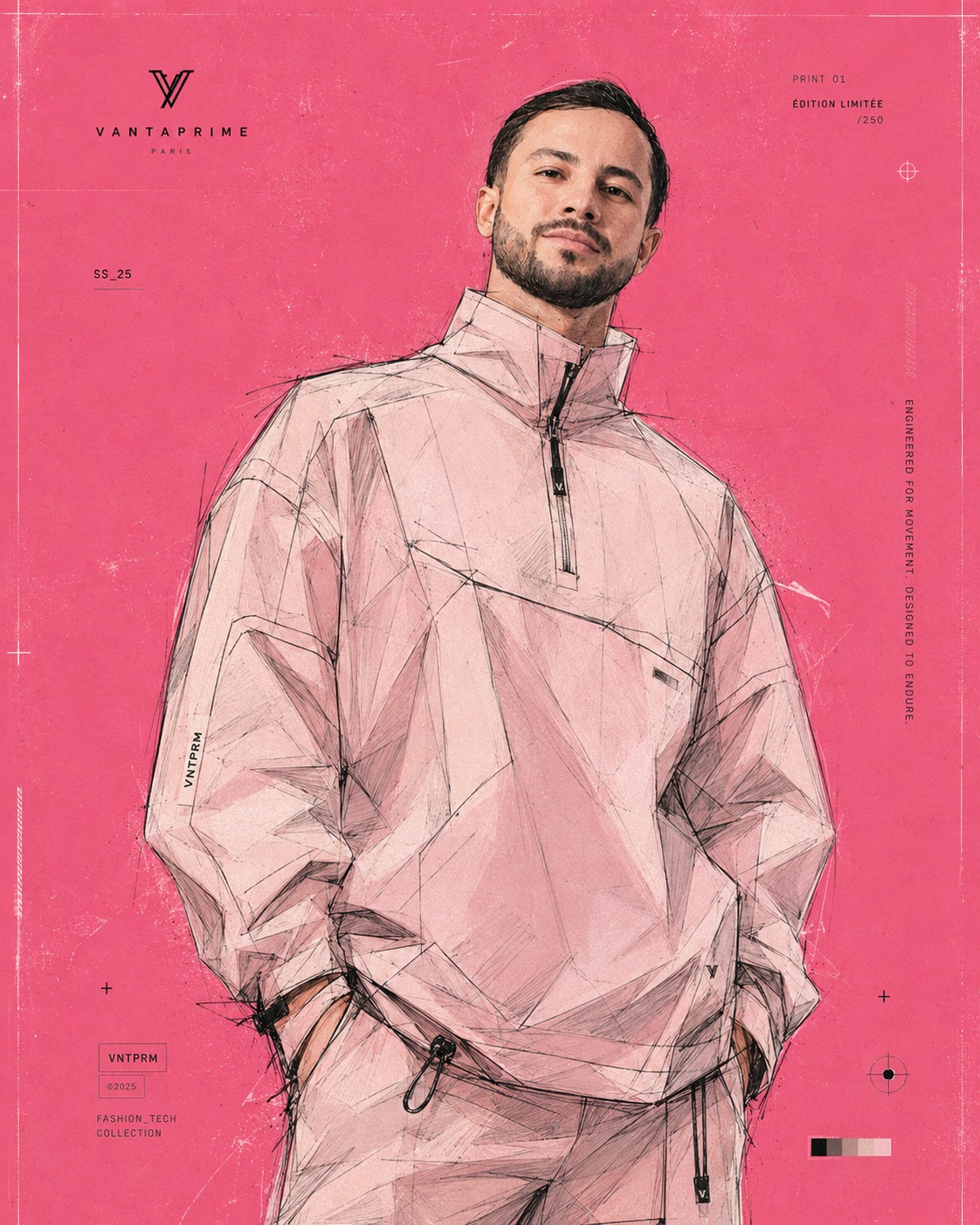 Cobalt Fashion-Tech Editorial Portrait output 2