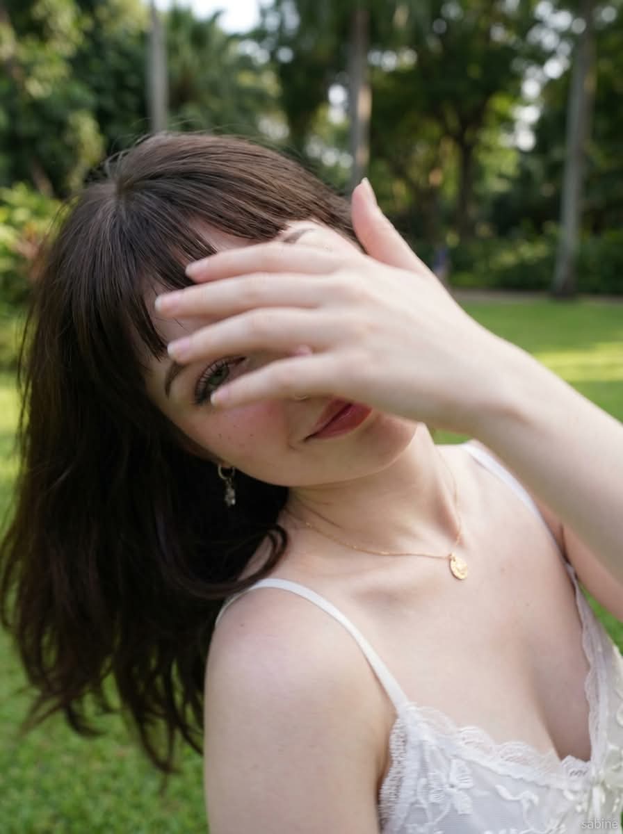 Dreamy Garden Lawn Portrait output 2