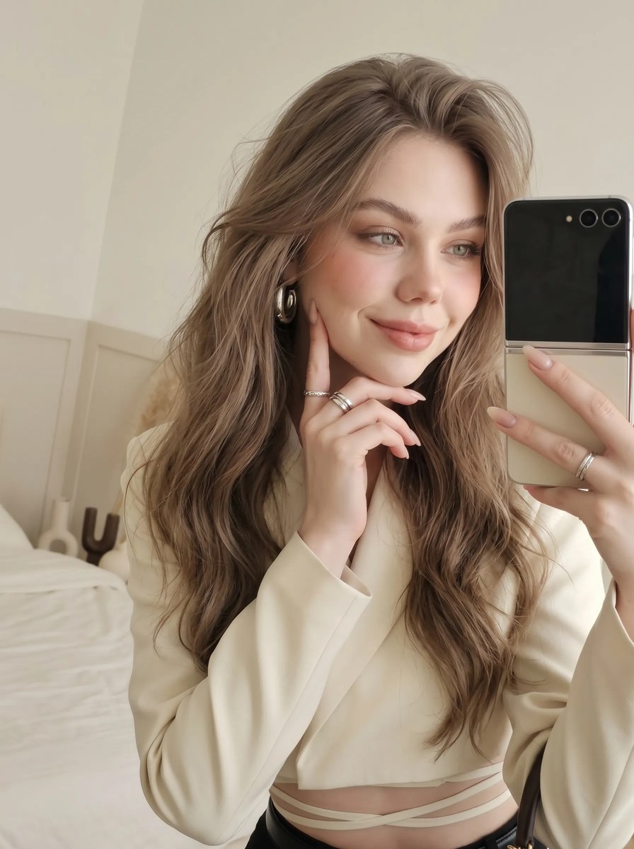 Quiet-Luxury Mirror Selfie output 16