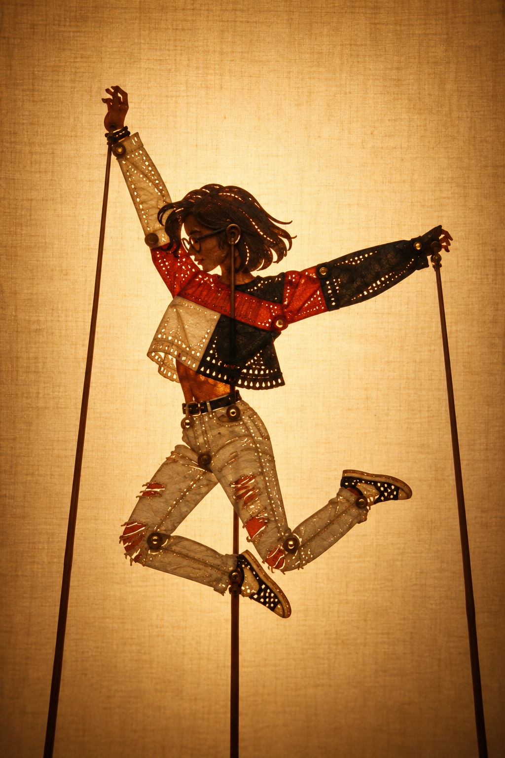 Traditional Shadow-Play Leather Puppet Photo output 3