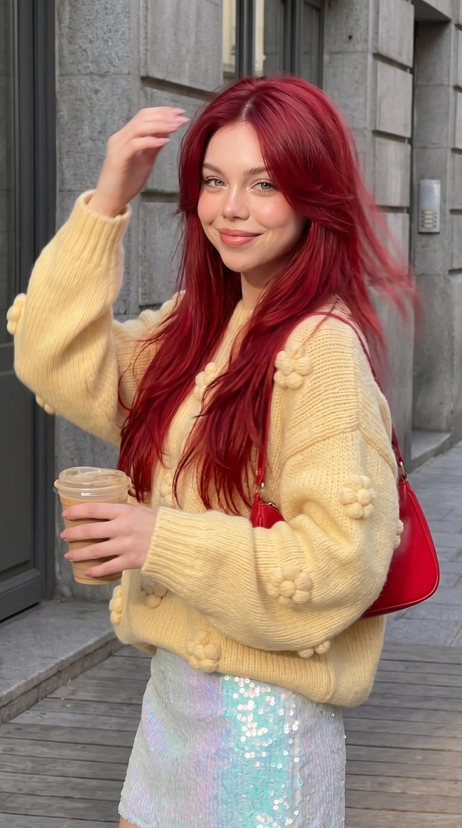 Golden-Hour Coffee Break Street-Fashion Portrait output 17