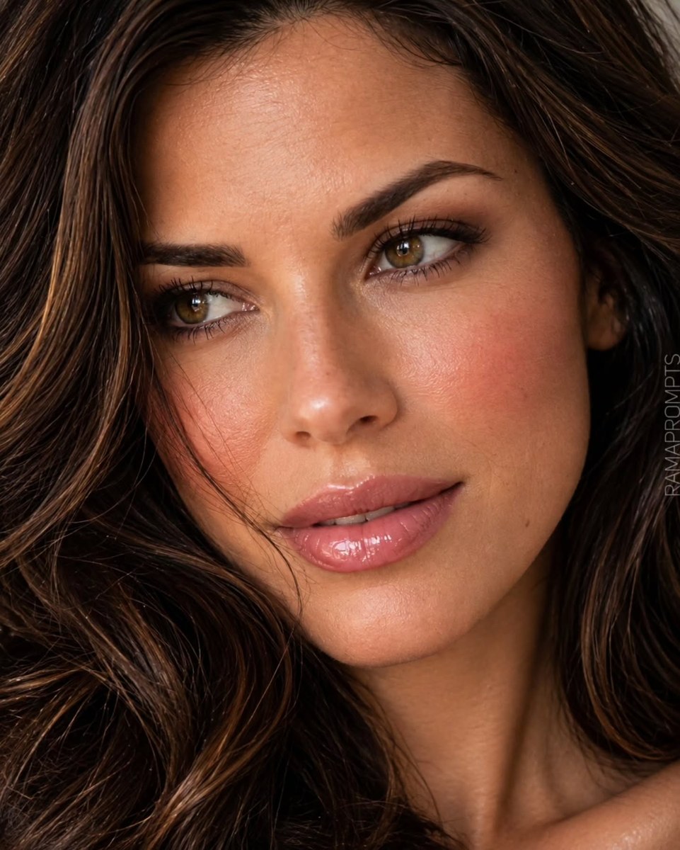 Photorealistic Extreme Close-Up Beauty Portrait output 2