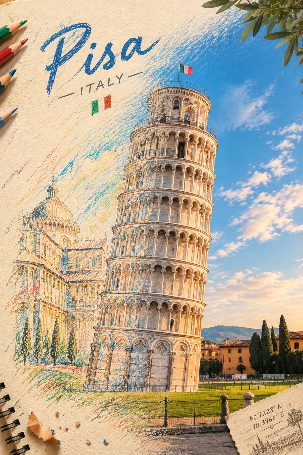 Colored-Pencil Landmark Transformation output 2