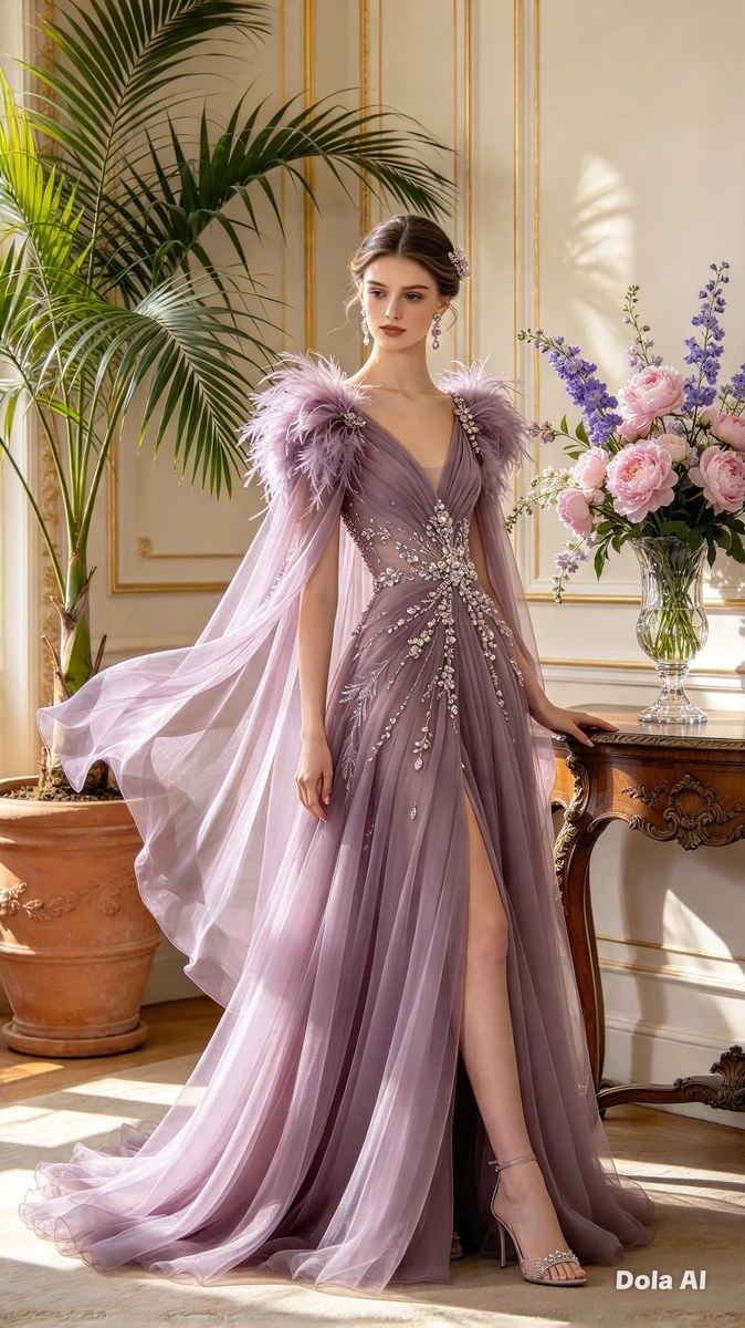 Haute Couture Portrait in a Classic Interior output 2