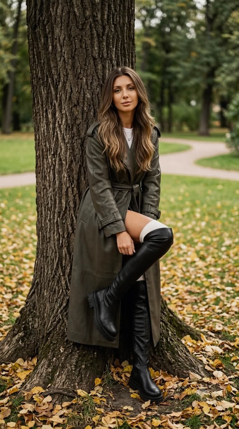 Early-Autumn Park Fashion Portrait output 2