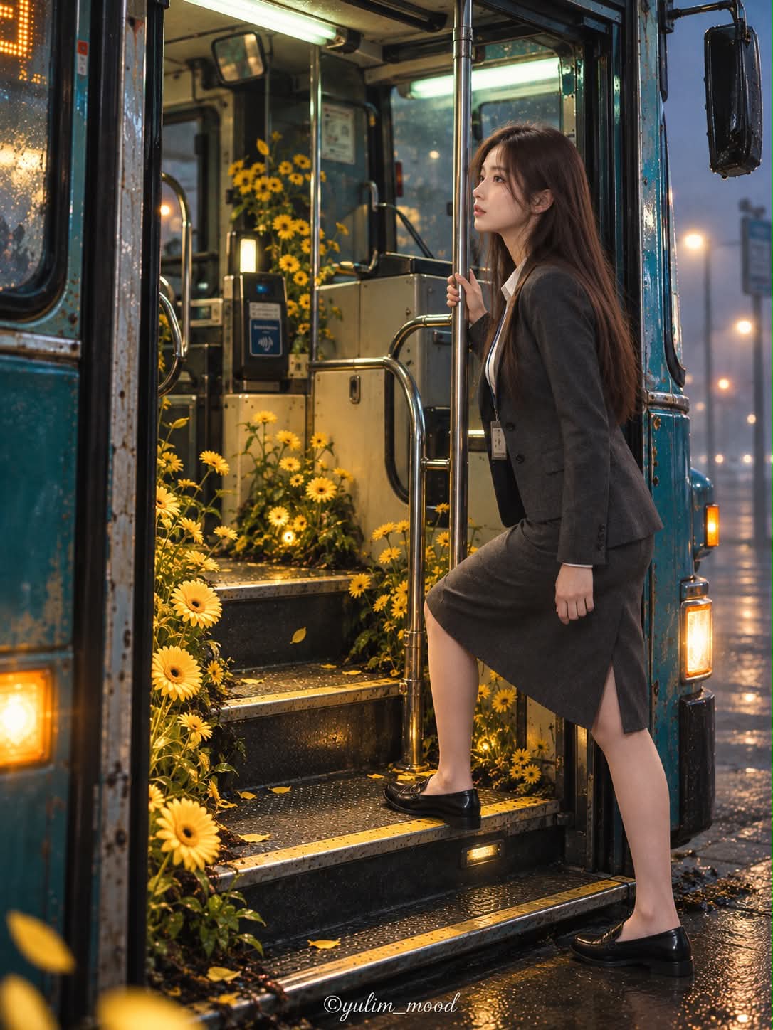 The Secret Bus of Yellow Gerberas: The Threshold