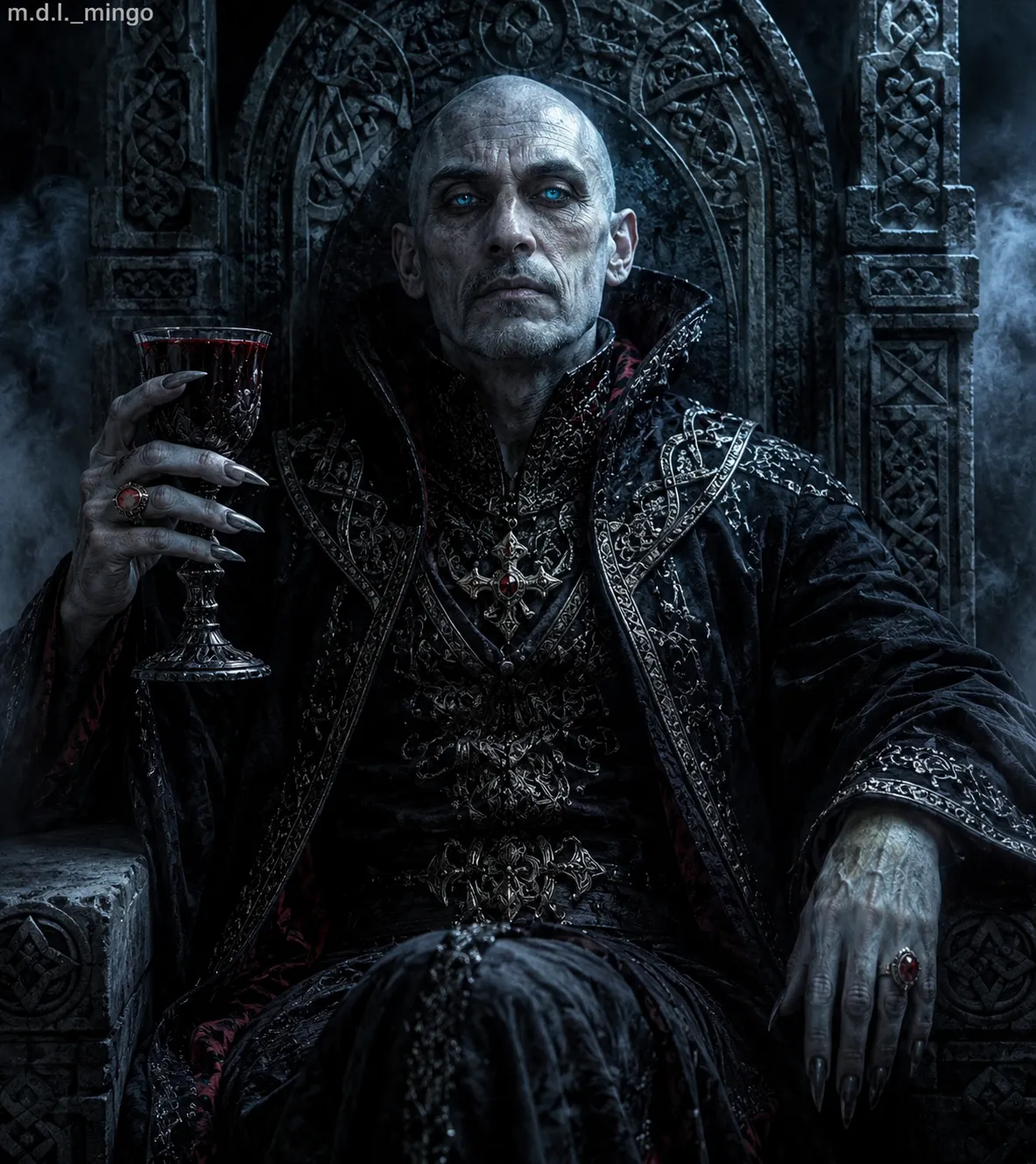 Gothic Vampire Lord Portrait