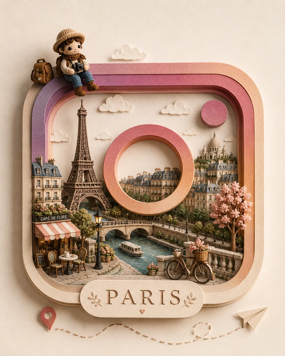 Instagram-Inspired Miniature City Diorama output 2