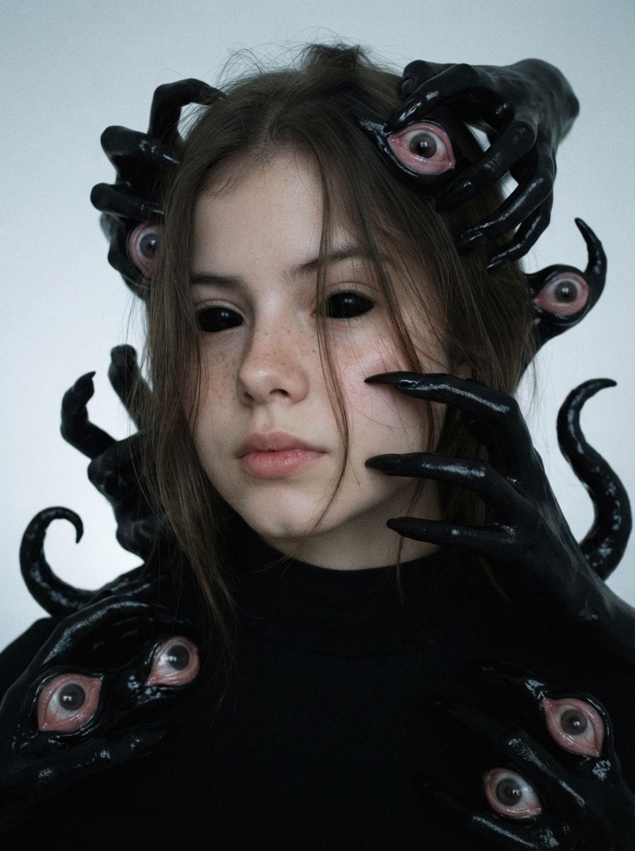 Dark Surreal Organic Portrait