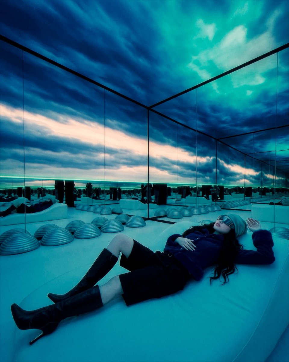 Mirrored Sky Installation Editorial Portrait output 1