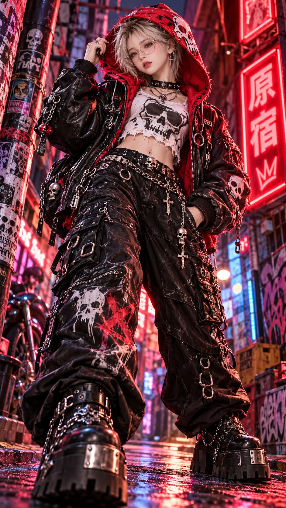 Skull Hood Street Queen output 2