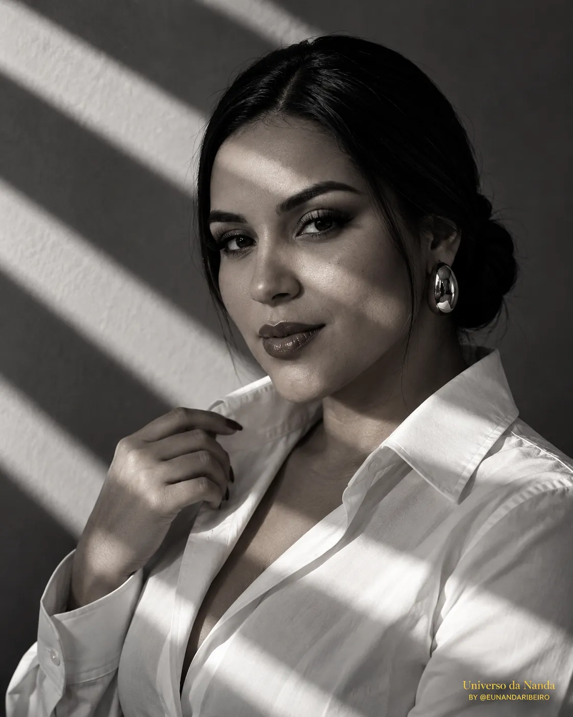 Between the Lines — Black-and-White Editorial Portrait