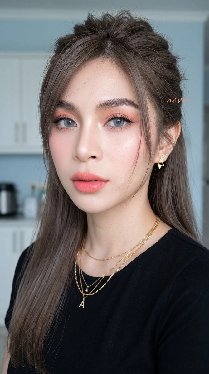 Korean Soft Glam Close-Up Beauty Portrait output 2