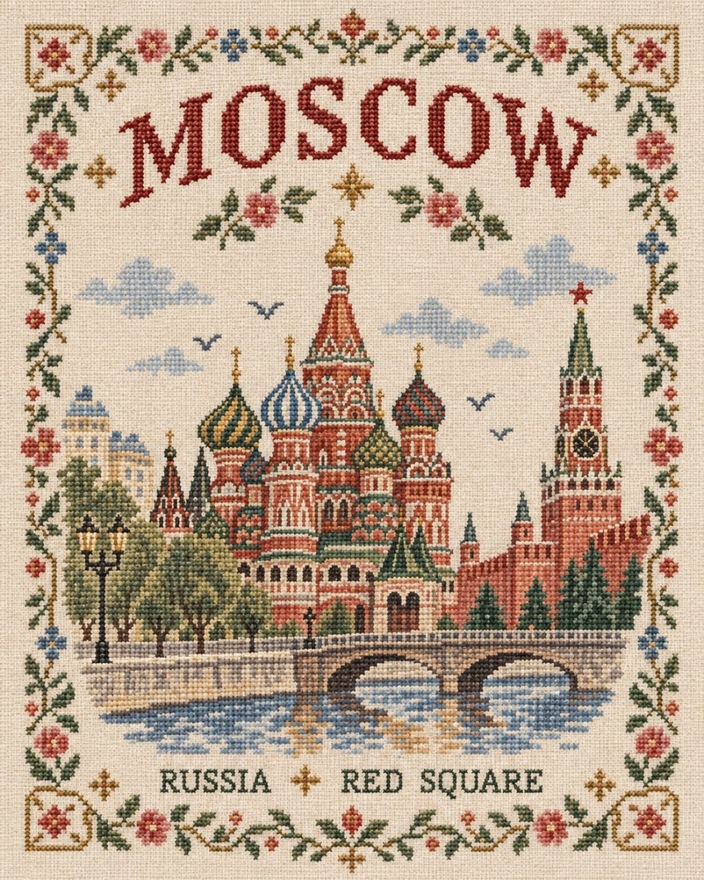Vintage City Cross-Stitch Souvenir output 3