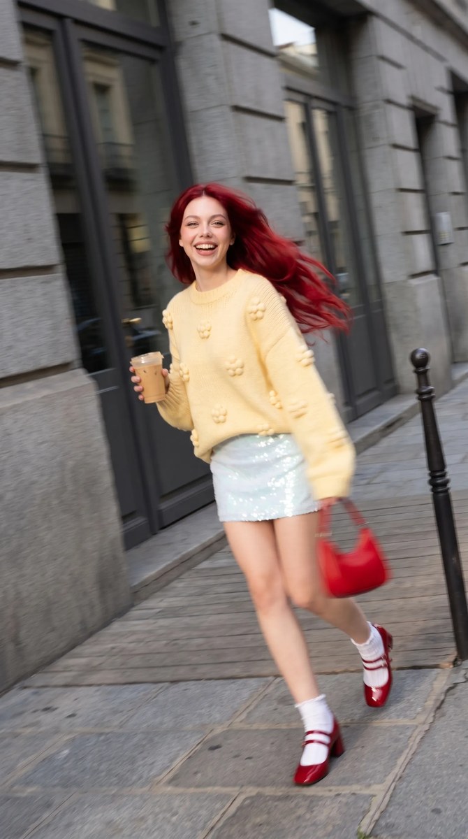 Golden-Hour Coffee Break Street-Fashion Portrait output 16