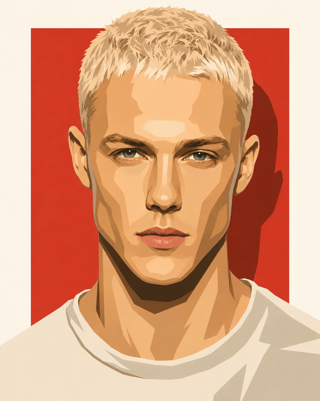 Editorial Flat-Vector Portrait from a Photo output 2