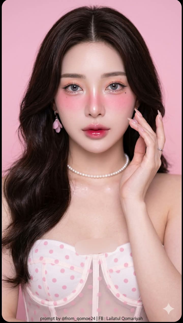 Pastel Pink Hijab Beauty Portrait output 5