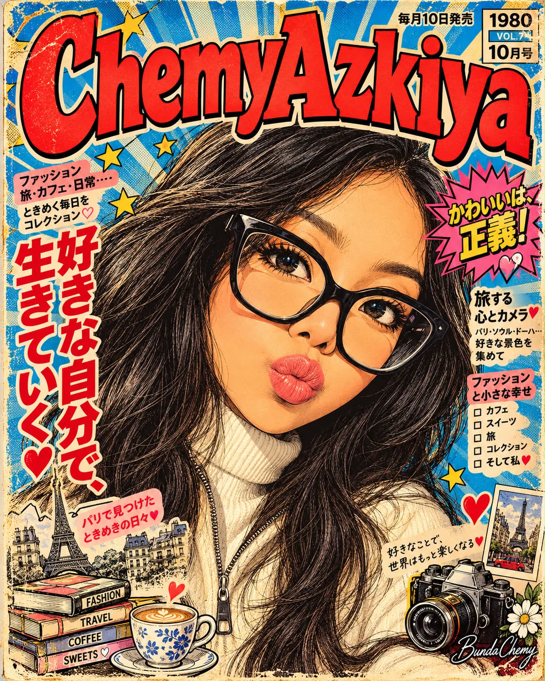 Retro Japanese Manga Magazine Cover output 2