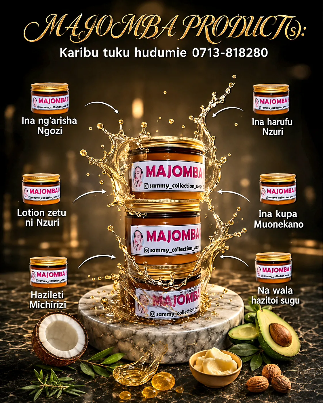 Coffee-Banana Smoothie Infographic Poster output 2
