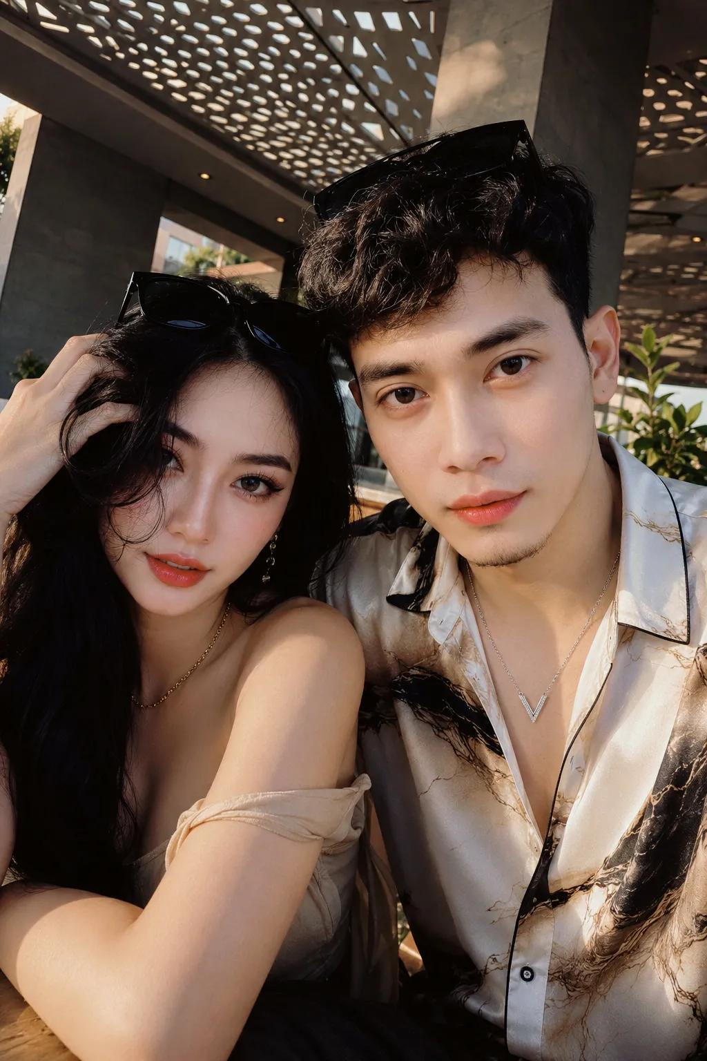 Golden Hour Together — Editorial Couple Portrait