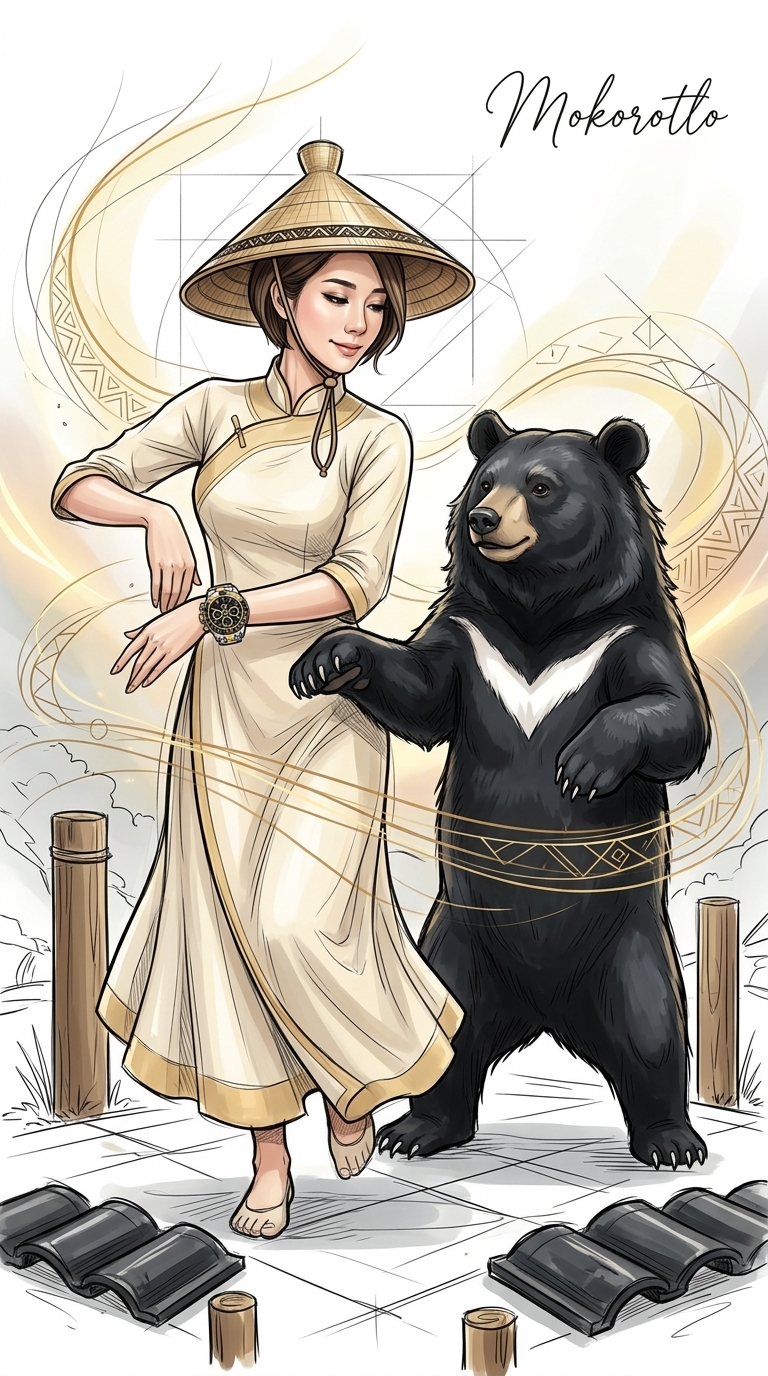 Person Dancing with a Formosan Black Bear output 4
