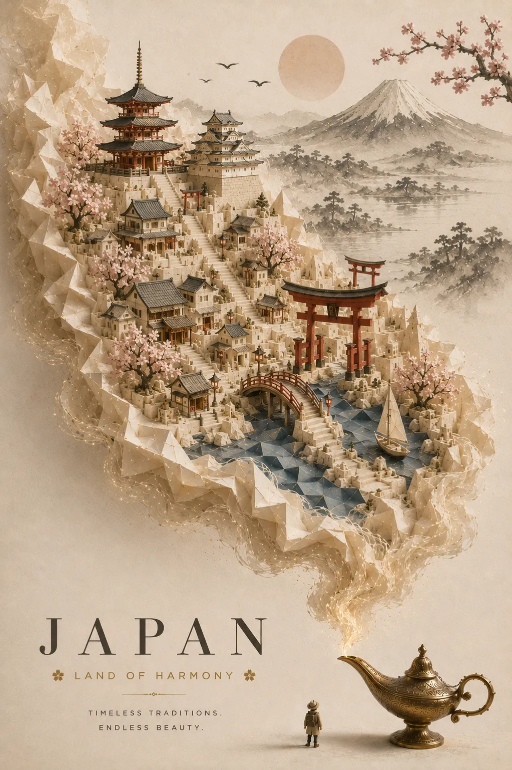 Magical Miniature World Travel Poster output 4