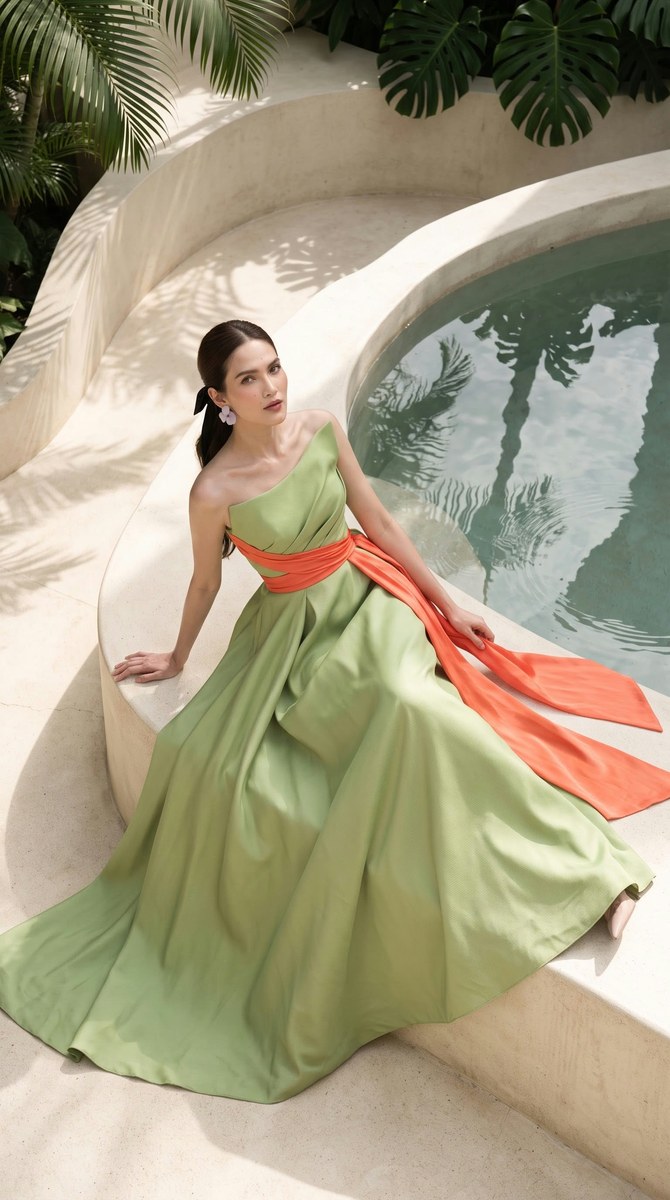 The Color Garden: Tropical Fashion Editorial output 2