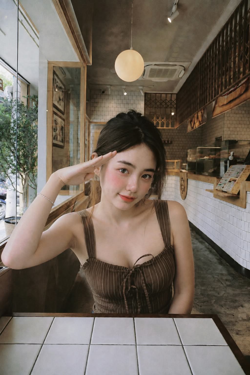 Velvet Static at Table Nine — Café Portrait output 4