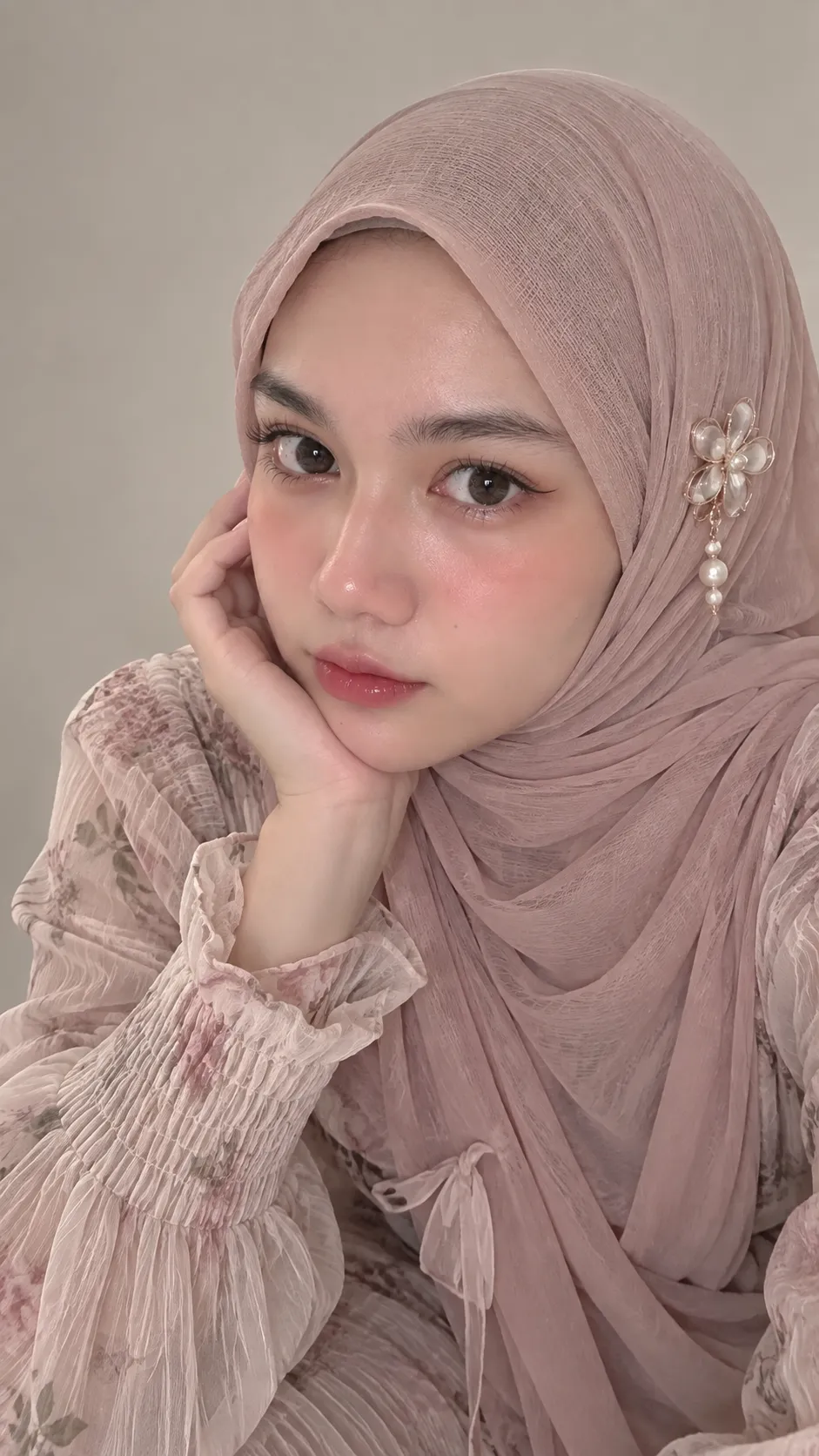 Korean Doll Makeup Portrait with Randomized Styling