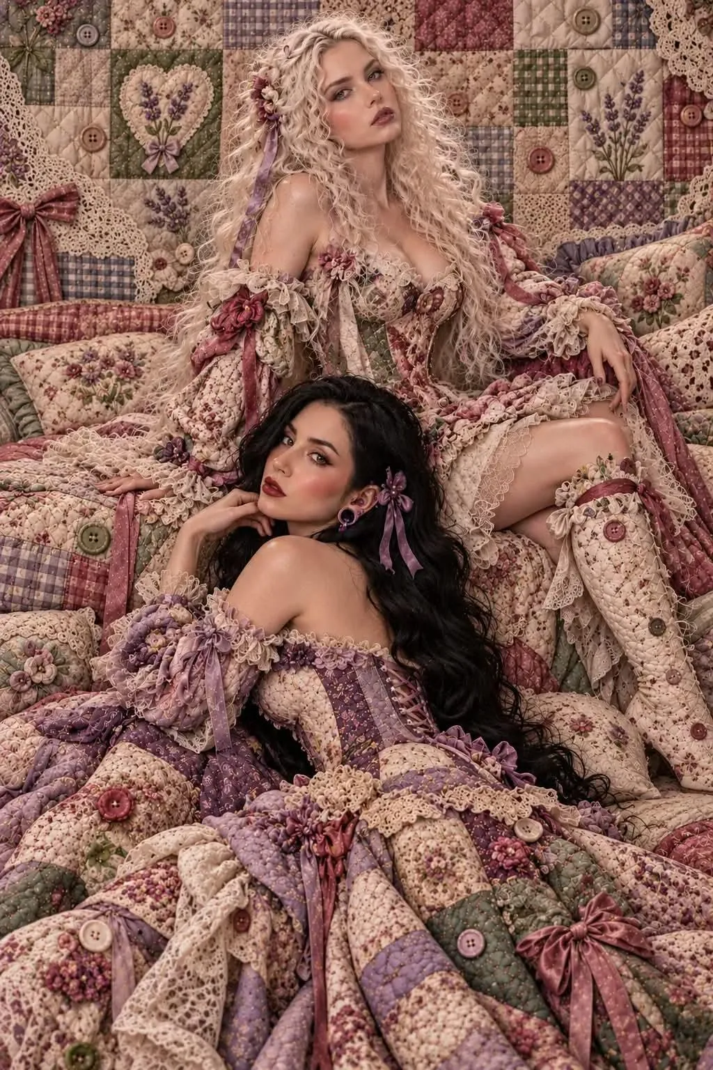 Quilted Couture Fashion Look output 27