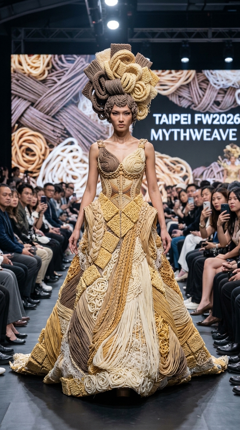Noodle-Crafted Taipei Fashion Week Look output 1