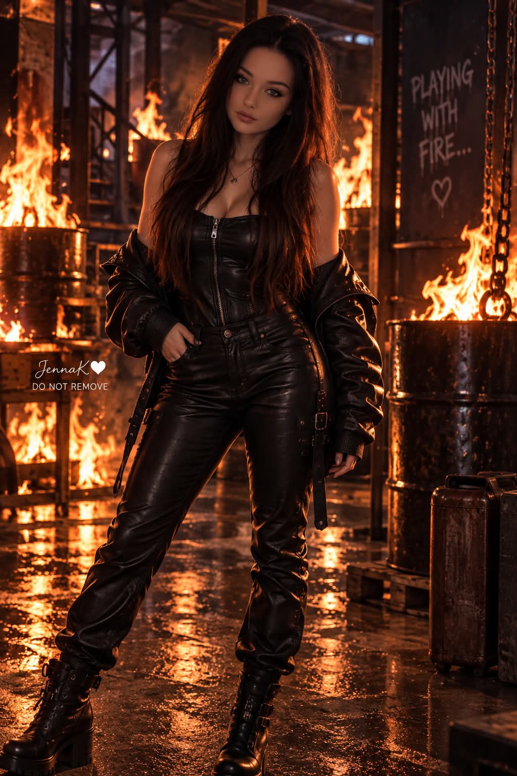 Fiery Industrial Fashion Editorial output 1
