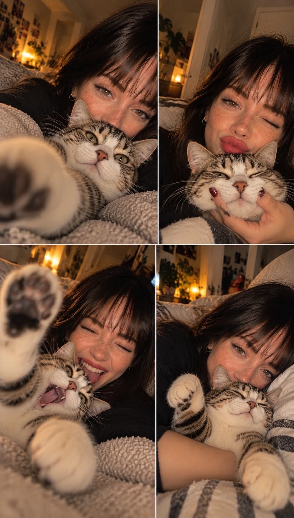 Cozy Cat Selfie at Home output 3