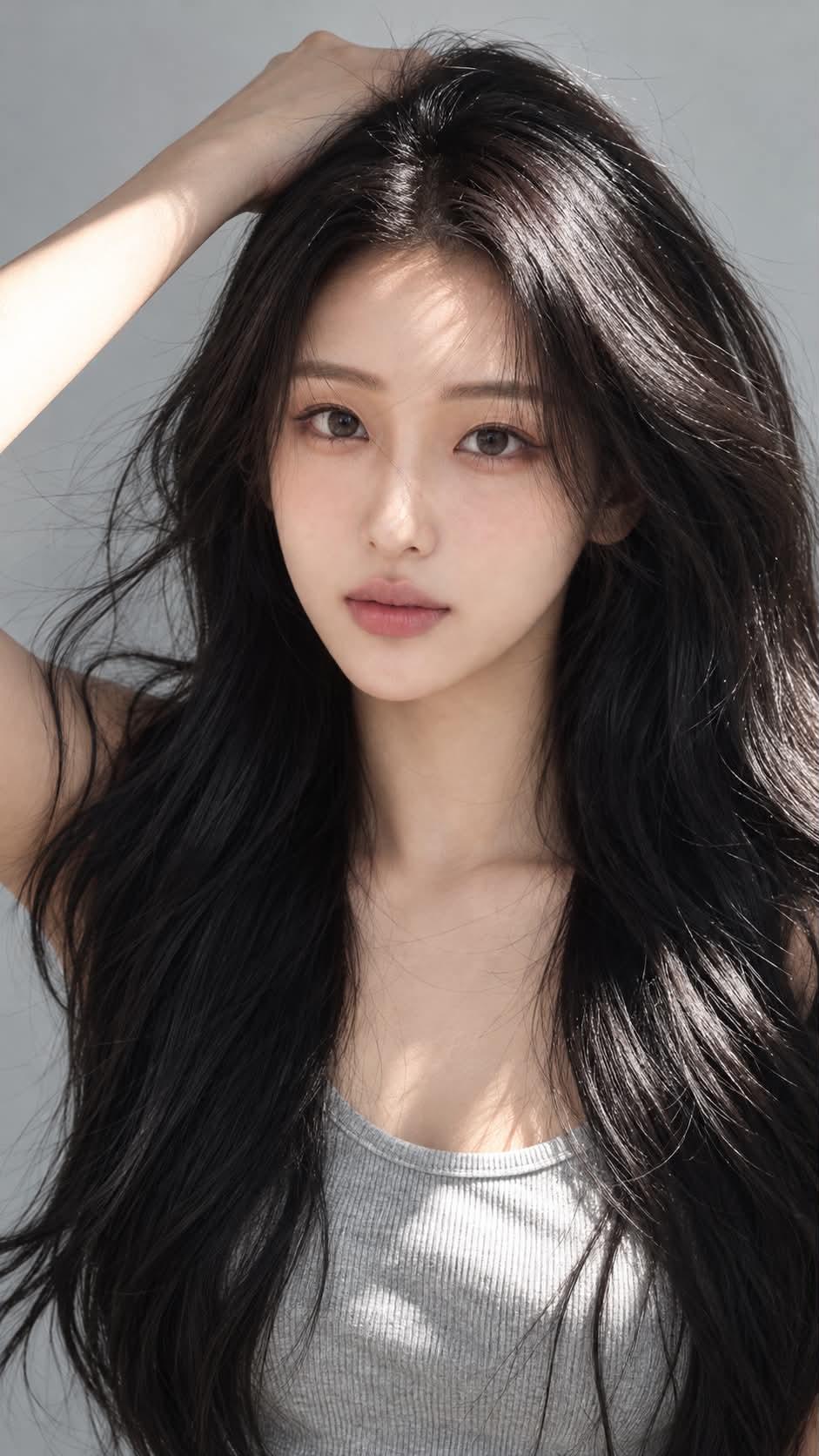 K-Idol Natural Beauty Face-Swap Portrait