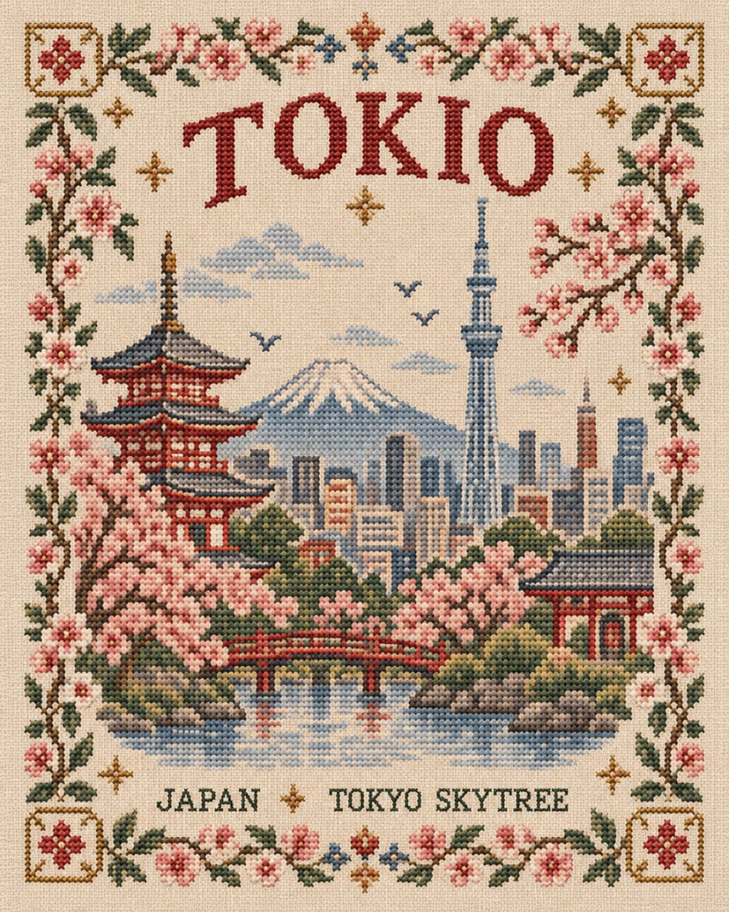 Vintage City Cross-Stitch Souvenir output 4